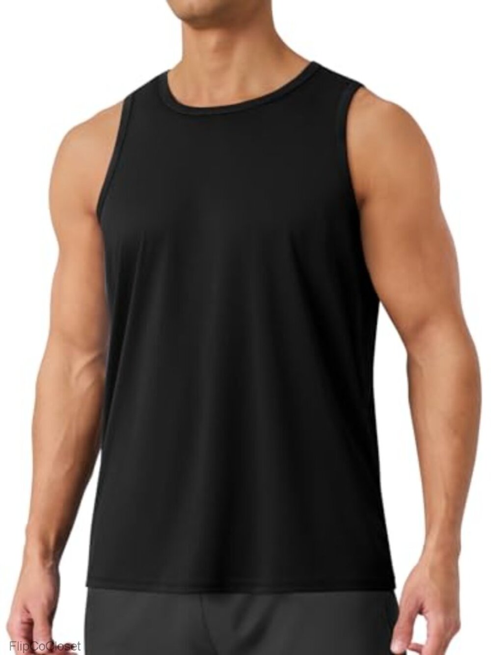 Men's Quick Dry Moisture Wicking Tank Top Sleeveless Workout Gym Shirt